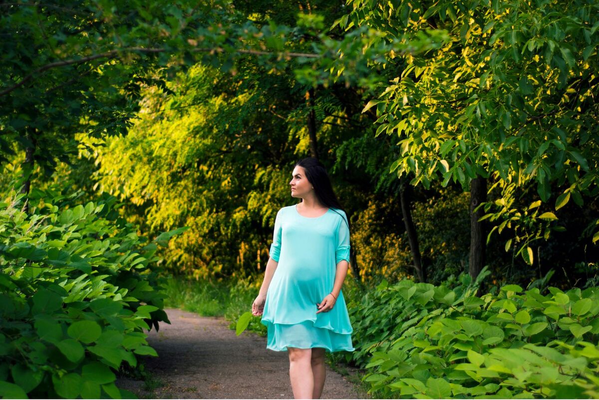 Walking in the shade